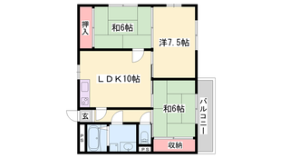 西明石駅 徒歩16分 3階の物件間取画像